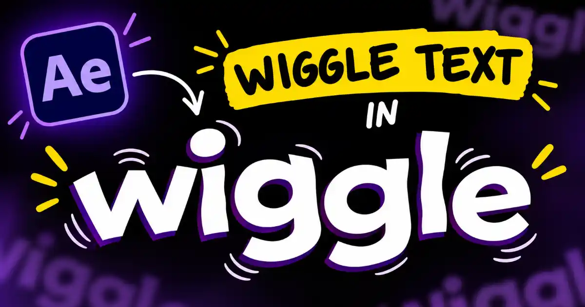 after effects wiggle text